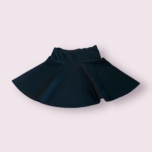 Women’s BCBG Maxazria Black Rayon Nylon Spandex Black Swing Skirt Size Large